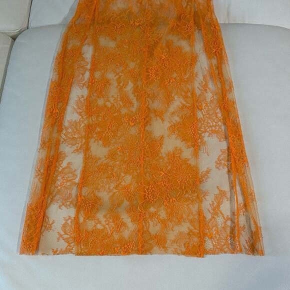 Michael Costello x Revolve Ophelia Maxi Skirt in Orange - Picture 6 of 8